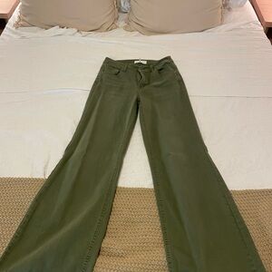 Olive Wide Leg Pants